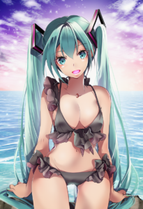 2__akatsuki_hijiri__, girl,{{{hatsune miku,blue hair__,medium breasts, black dre s-1365351138