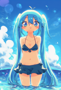 2__ayakashi_(monkeypanch)__, girl,{{{hatsune miku,blue hair__,medium breasts, bl s-3234432170