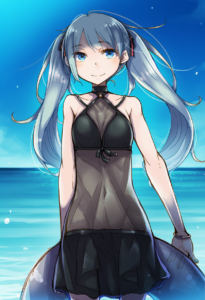 2__ayakura_juu__, girl,{{{hatsune miku,blue hair__,medium breasts, black dress b s-791588348