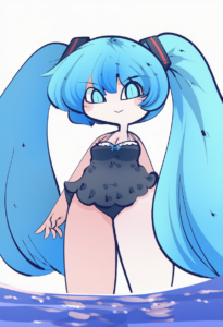2__chahan_(fried_rice0614)__, girl,{{{hatsune miku,blue hair__,medium breasts, b s-3623300205