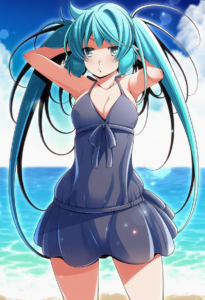 2__eichi_yuu__, girl,{{{hatsune miku,blue hair__,medium breasts, black dress bik s-1100730821