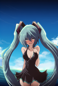 2__fujitaka_nasu__, girl,{{{hatsune miku,blue hair__,medium breasts, black dress s-3149026488