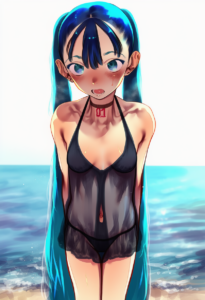 2__haguhagu_(rinjuu_circus)__, girl,{{{hatsune miku,blue hair__,medium breasts, s-130576984