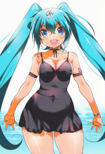 2__inoue_sora__, girl,{{{hatsune miku,blue hair__,medium breasts, black dress bi s-540630816