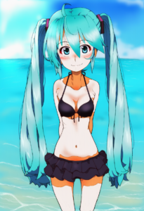 2__kayabakoro__, girl,{{{hatsune miku,blue hair__,medium breasts, black dress bi s-2517058721