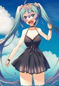 2__kotobuki_(momoko_factory)__, girl,{{{hatsune miku,blue hair__,medium breasts, s-2586409155