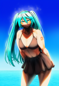 2__koyubi_(littlefinger1988)__, girl,{{{hatsune miku,blue hair__,medium breasts, s-642097273
