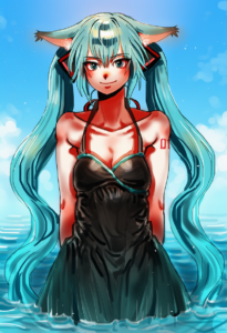 2__kuya_(hey36253625)__, girl,{{{hatsune miku,blue hair__,medium breasts, black s-2883098848