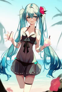2__lumo_1121 __, girl,{{{hatsune miku,blue hair__,medium breasts, black dress bi s-2307780973