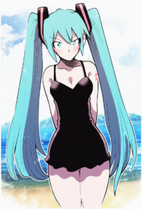 2__minashirazu__, girl,{{{hatsune miku,blue hair__,medium breasts, black dress b s-3581751204