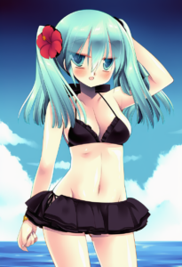 2__miyasu_risa__, girl,{{{hatsune miku,blue hair__,medium breasts, black dress b s-1328030723