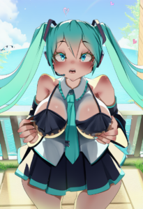 2__monobe_yuri__, girl,{{{hatsune miku,blue hair__,medium breasts, black dress b s-3315857805