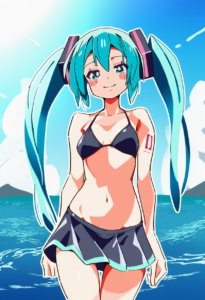 2__noyama_takenoko__, girl,{{{hatsune miku,blue hair__,medium breasts, black dre s-4079116867