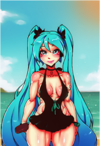 2__randomboobguy__, girl,{{{hatsune miku,blue hair__,medium breasts, black dress s-1478492534