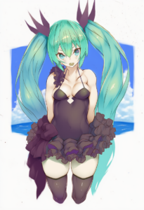 2__ryo_(tg290)__, girl,{{{hatsune miku,blue hair__,medium breasts, black dress,s s-3601538392