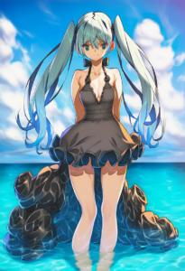 2__saitou_masatsugu__, girl,{{{hatsune miku,blue hair__,medium breasts, black dr s-2083992416