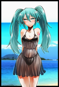 2__segami_daisuke__, girl,{{{hatsune miku,blue hair__,medium breasts, black dres s-2557990021