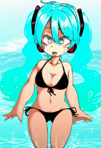 2__shika_miso__, girl,{{{hatsune miku,blue hair__,medium breasts, black dress bi s-3861090871