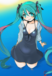 2__shinanoya_(satanicad)__, girl,{{{hatsune miku,blue hair__,medium breasts, bla s-3666993654