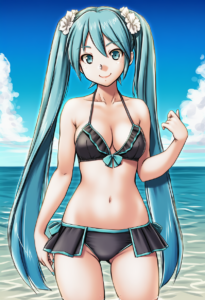 2__tatsumi_ray__, girl,{{{hatsune miku,blue hair__,medium breasts, black dress b s-118365324