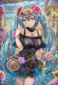 2__torino_aqua__, girl,{{{hatsune miku,blue hair__,medium breasts, black dress b s-302633364