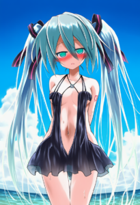 2__ugatsu_matsuki__, girl,{{{hatsune miku,blue hair__,medium breasts, black dres s-602336078