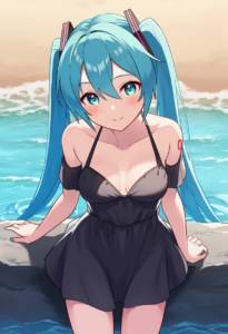 2__wanitaroo._(waniwani_panic)__, girl,{{{hatsune miku,blue hair__,medium breast s-742539617